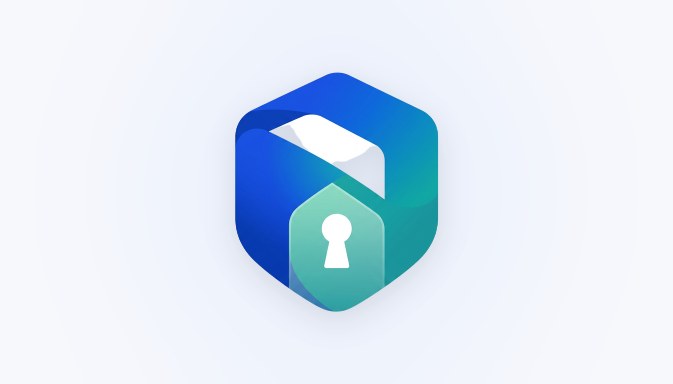 Illustration of a shield protecting documents and folders